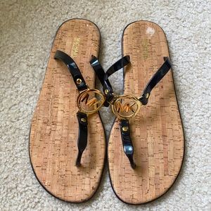 Michael Kors flip flops size 9